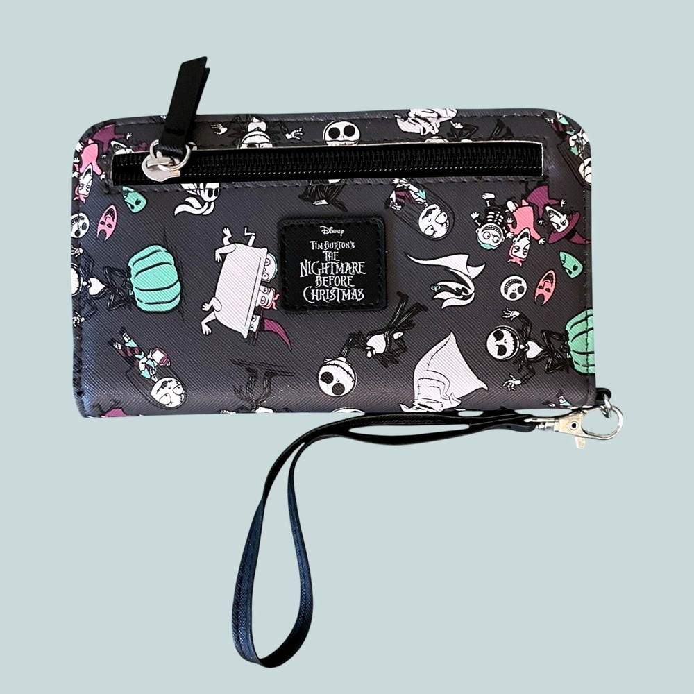 Disney Nightmare Before Christmas Wristlet Wallet Jack Skellington Phone Case